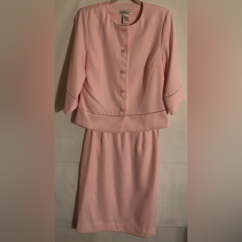 Elegant Drapers & Damon’s Women’s Pink Skirt Suit Set, Sz 10. NWOT - Picture 5 of 16
